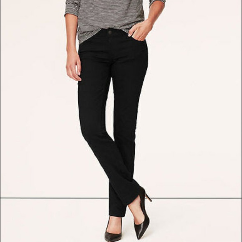 Ann Taylor Modern Fit black Skinny velvet pants. Never worn with tags attached.
